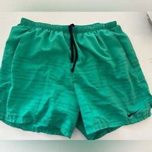Men’s Nike Green Running Shorts